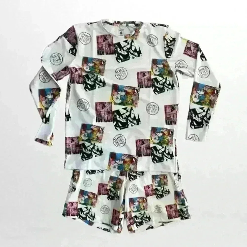 Swiminista x James Peter Henry Board Shorts & Rash guard Shirt Size Medium NWT​​